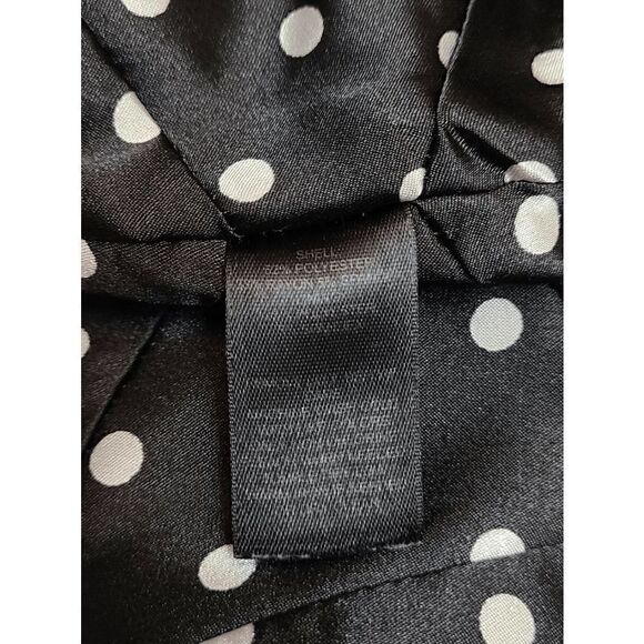 🖤 WHITE HOUSE BLACK MARKET Black Sleeveless Peplum Flippy Hem Sheath Dress - Picture 8 of 16